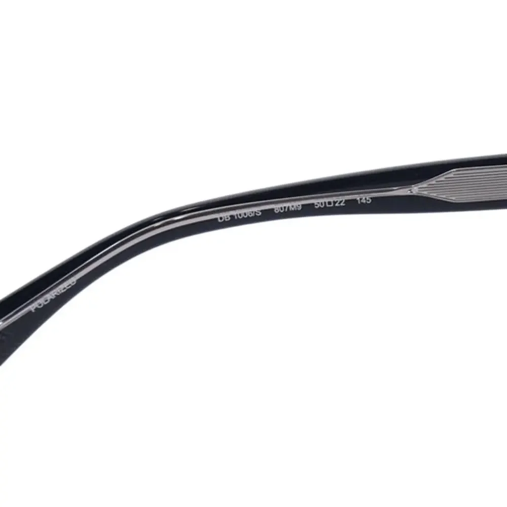 David Beckham Men's Square Polarized Sunglasses - Black / Grey - NWT
